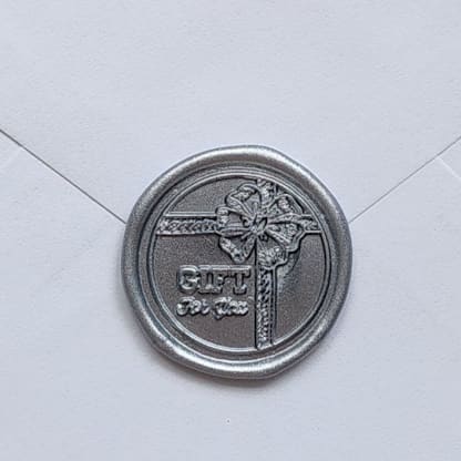 Customizable Color Gift For You Wax Seals, Present Self-Adhesive Seals, Set of 5