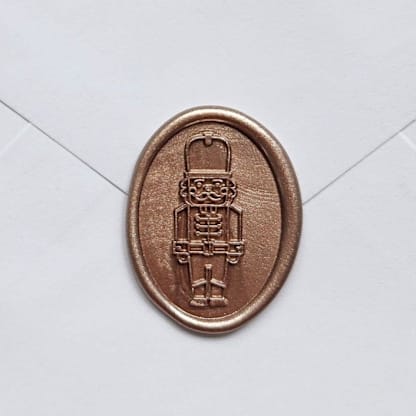 Customizable Color Oval Nutcracker Wax Seals, Set of 5