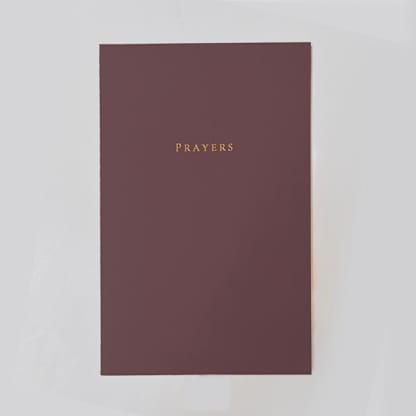 Prayer Journal | Gold Embossed Daily Devotional Log
