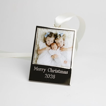 2026 Custom Photo Ornament Merry Christmas