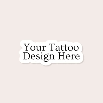 Custom Temporary Tattoos (Pack of 10)