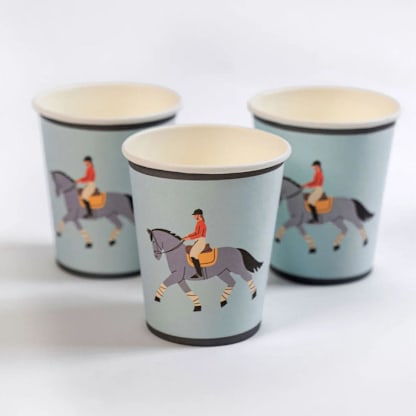 Horse Cups - Equestrian Collection (x12)