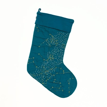 Teal Constellation Stocking