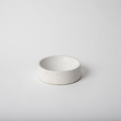 4" Catch-All: White Terrazzo