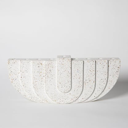 Menorah: White Terrazzo