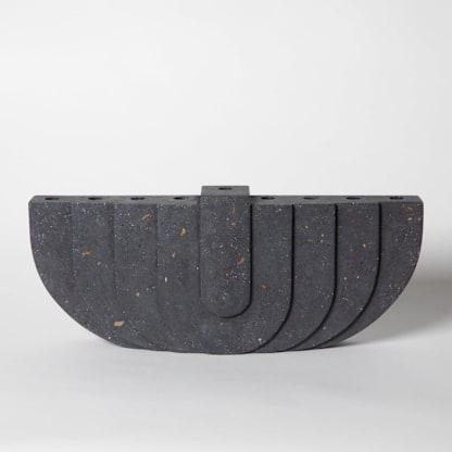 Menorah: Black Terrazzo