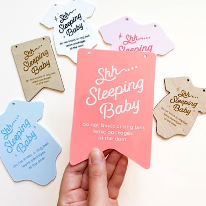 Sleeping Baby Do Not Disturb Sign