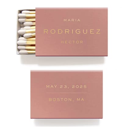 Custom Minimalist Matchboxes, Set of 50