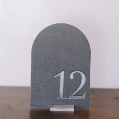 Table Number - Arch - Dove