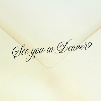 Custom Wedding Stamp | Self-Inking Custom Text Stamp