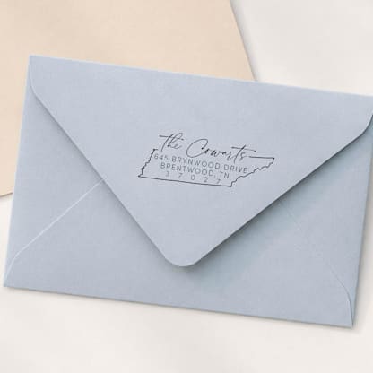 Tennessee Return Address Stamp - Self-Inking Stamp