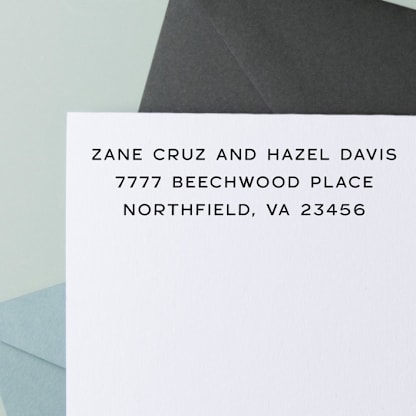 Modern Return Address Stamp | Self-Inking Stamp