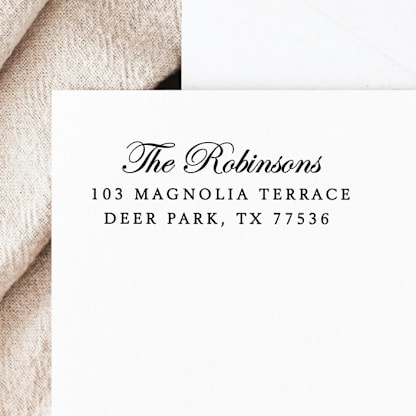 Elegant Address Stamp | Self-Inking Return Address Stamp