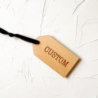 Personalized Wooden Gift Tags - Set of 4