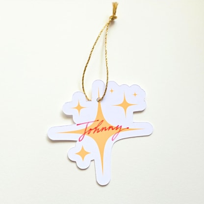 Die-cut Stardust Tags- Set of 10
