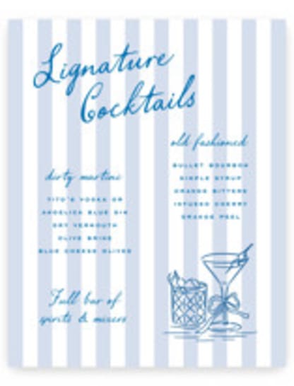 Sketched Cocktail