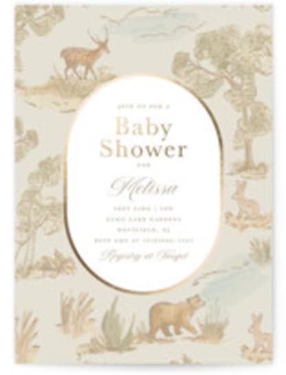 Woodland Animals Toile