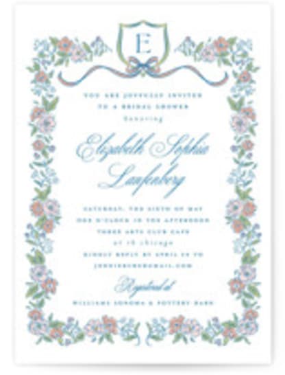 Floral Frame Crest