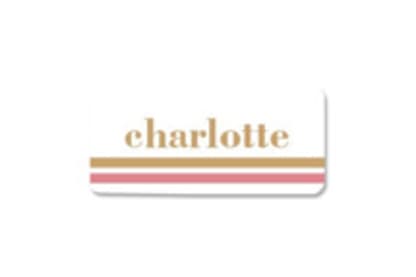 Graphic two-tone name