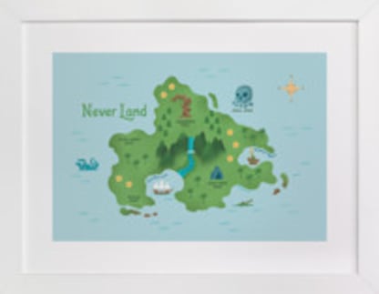 Never Land Map