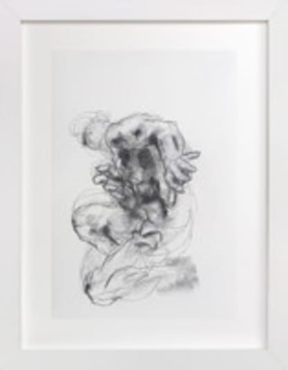 Drawing 538 - Crouching Figure