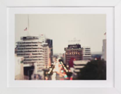 Capitol Records at dusk