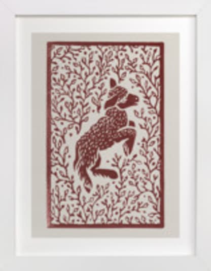 Lamb Linocut