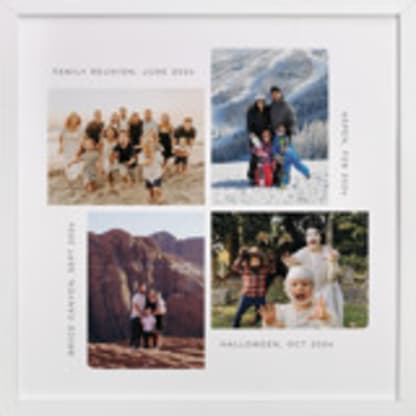 Four Photo: Square Framed Photo