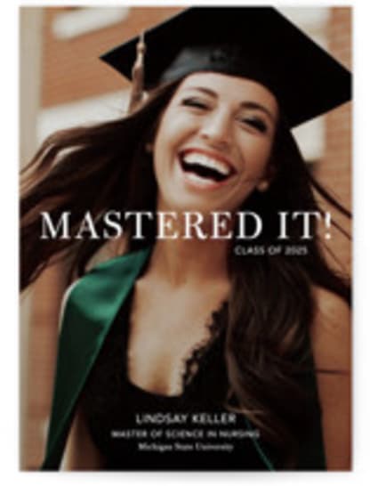 Mastered It