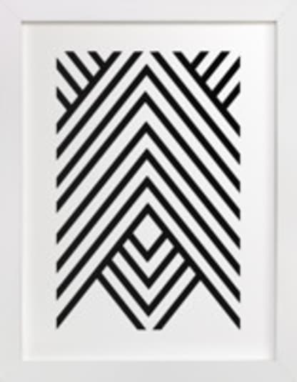 Abstract simple geometric design
