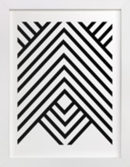 Abstract simple geometric design
