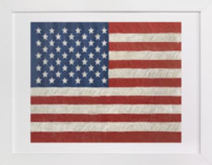 Rustic American Flag