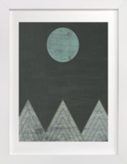 Blue Moon Over Mountains