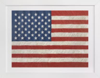 Rustic American Flag