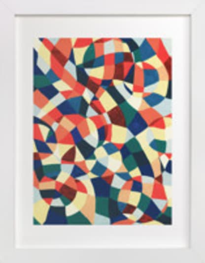 Spanish Mosaic Abstract