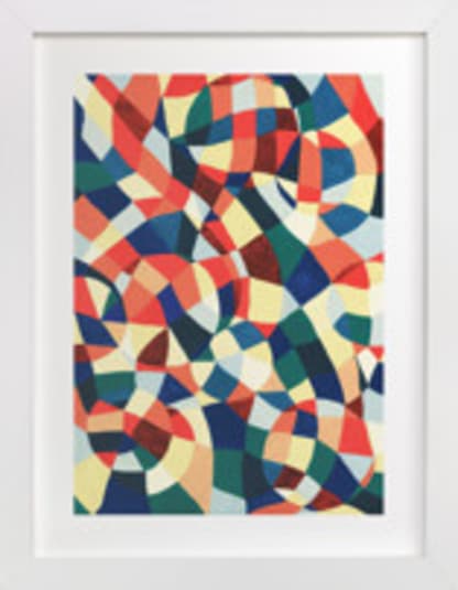 Spanish Mosaic Abstract