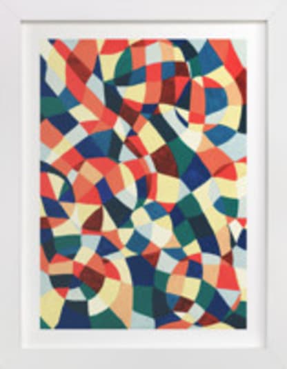 Spanish Mosaic Abstract