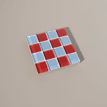 Glass Tile Coaster in A Love Letter