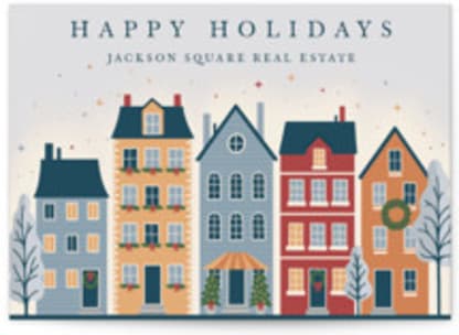 Decorated City Street