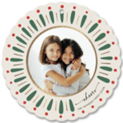 Painted Wreath Gilded