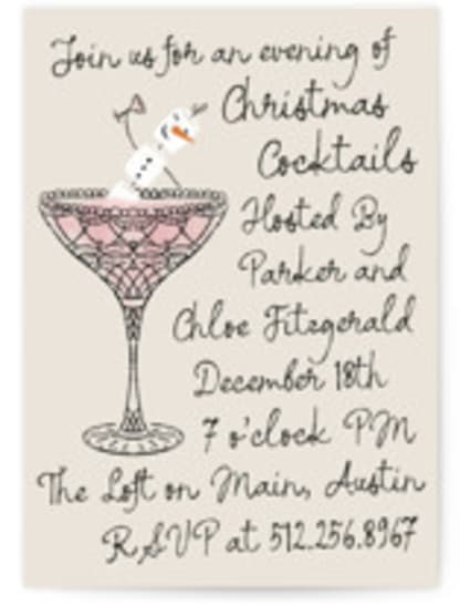 Snowman Martini