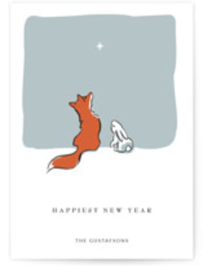 Peace on Earth fox and rabbit