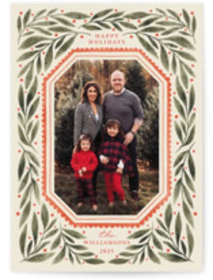 Botanical Scallop Frame