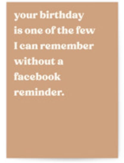 Facebook Reminder