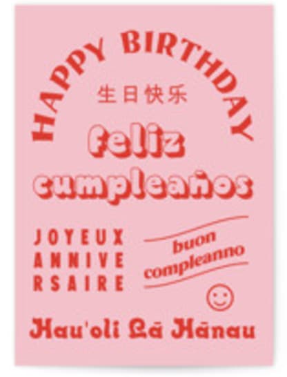 Fluent in Birthday