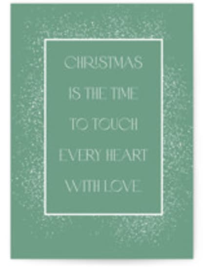 Christmas is the time for love