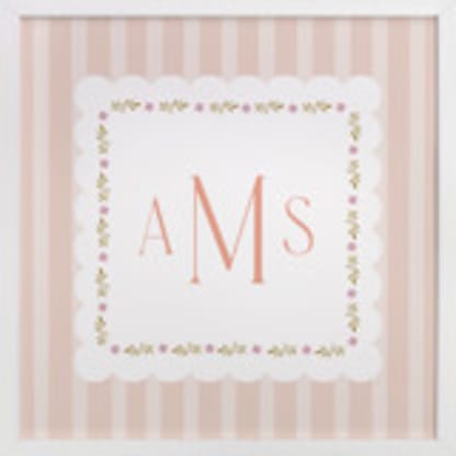 Meadow Stripes Monogram