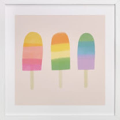 Rainbow Popsicles
