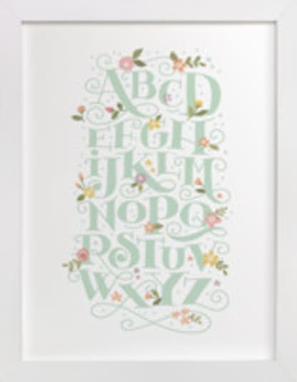 Blooming letters