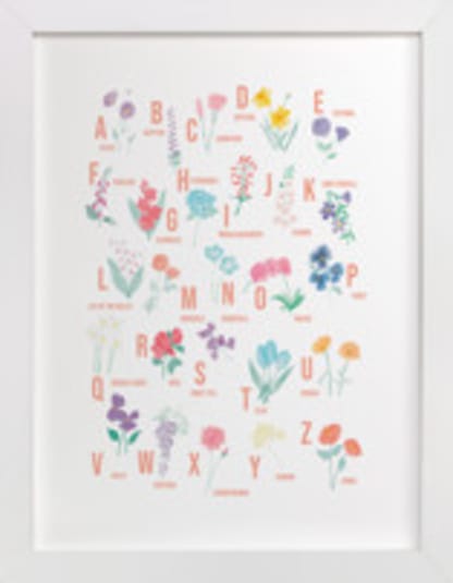 Flower Alphabet